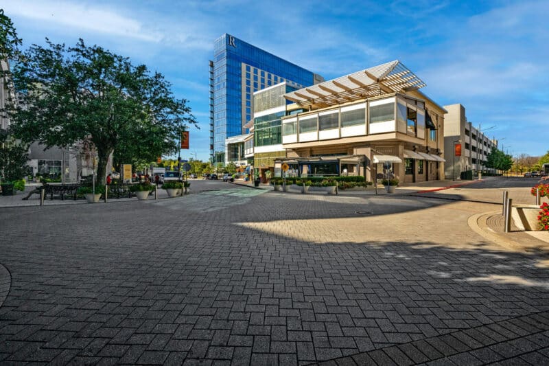 Shops of Legacy West in Plano Texas early morning 2024