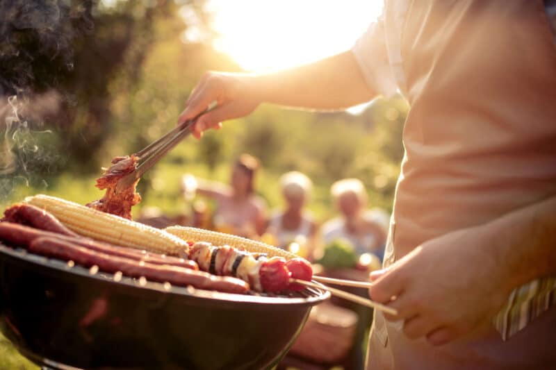 Backyard Barbque in Allen Tx community