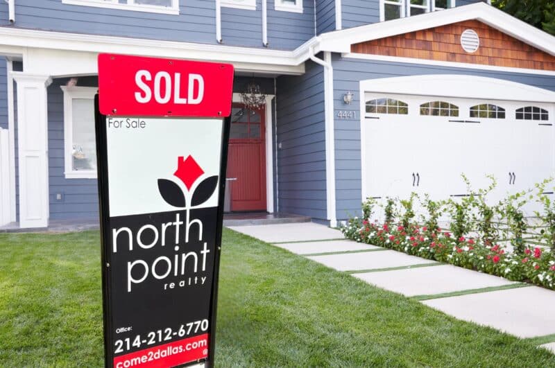 house for sale with North Point sign in front